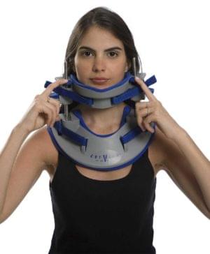 Пристрій для шийного витягування (тракції) хребта Сервіко2000